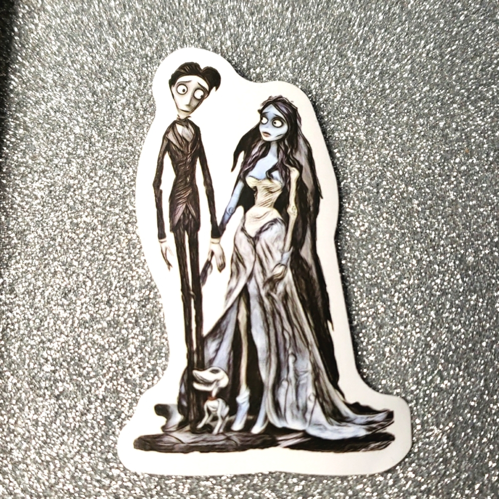 10/$10 CORPSE BRIDE waterproof sticker